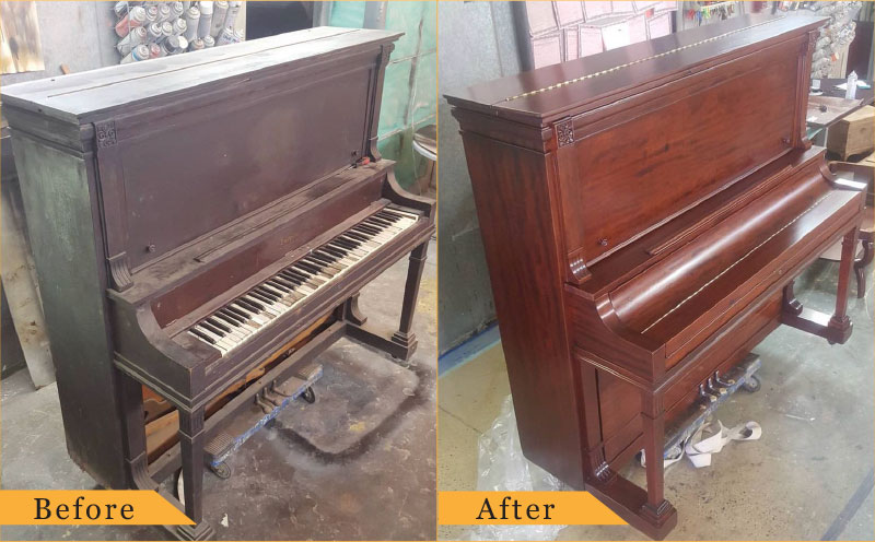 Restoration of Antique Upright Piano