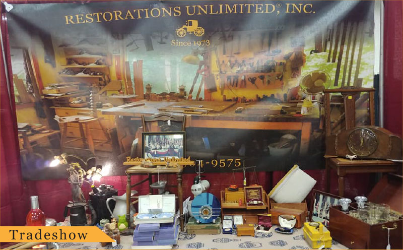 Restorations Unlimited®, Inc. Tradeshow Booth